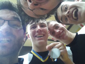 Garry et sa médaille